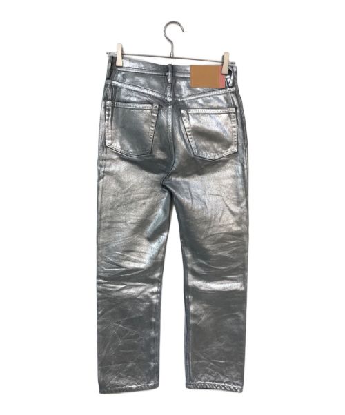 Acne studios（アクネ ストゥディオス）Acne studios (アクネ ストゥディオス) シルバーコーティングデニムパンツ グレー サイズ:23 30 160/の古着・服飾アイテム