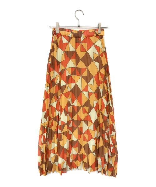 Ameri（アメリ）AMERI (アメリ) HEATHER RETRO SKIRT オレンジ サイズ:Mの古着・服飾アイテム