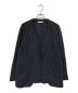 Plage（プラージュ）の古着「Collarless ジャケット」｜ネイビー