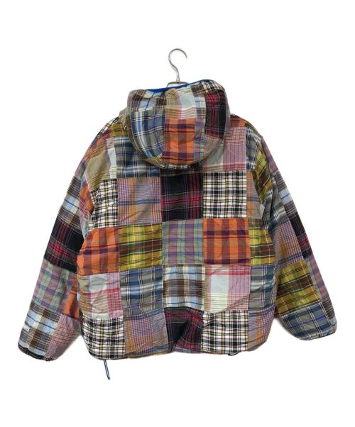 SUPREME（シュプリーム）SUPREME (シュプリーム) Madras reversible windstopper puffer jacket マルチカラー×ブルー サイズ:Ｍの古着・服飾アイテム
