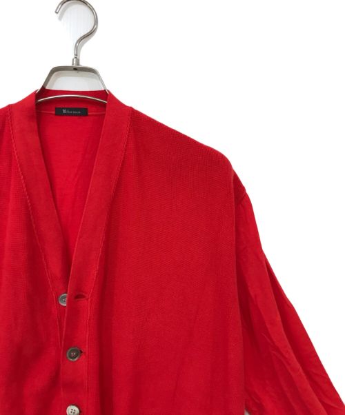 Y's for men（ワイズフォーメン）Y's for men (ワイズフォーメン) ニットカーディガン レッド サイズ:記載なしの古着・服飾アイテム