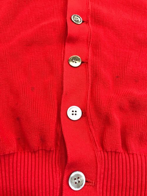 Y's for men（ワイズフォーメン）Y's for men (ワイズフォーメン) ニットカーディガン レッド サイズ:記載なしの古着・服飾アイテム