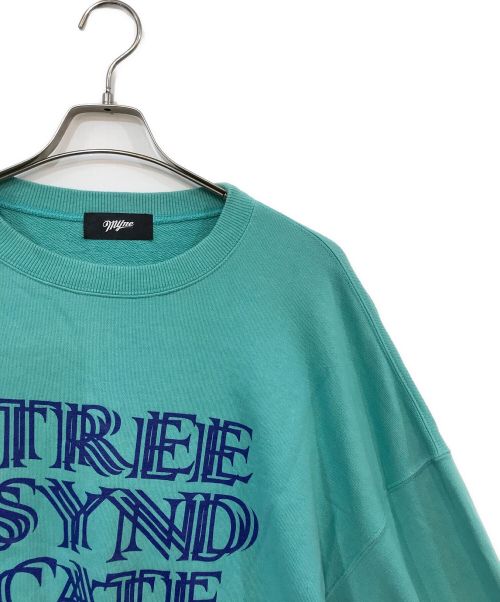 myne（マイン）myne (マイン) STREETSSYNDICATE スウェット ブルー サイズ:Ｓの古着・服飾アイテム