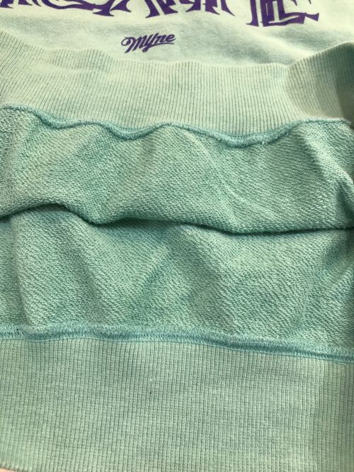 myne（マイン）myne (マイン) STREETSSYNDICATE スウェット ブルー サイズ:Ｓの古着・服飾アイテム