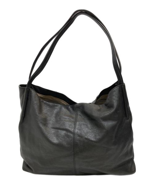 EAR（イア）EAR (イア) レザートートバッグ ブラックの古着・服飾アイテム