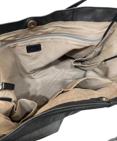 EAR（イア）EAR (イア) レザートートバッグ ブラックの古着・服飾アイテム