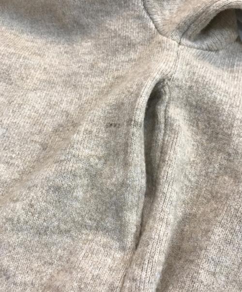 mideal（マイディール）mideal (マイディール) knit log coat ベージュ サイズ:FREEの古着・服飾アイテム