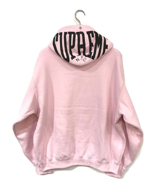 SUPREME（シュプリーム）SUPREME (シュプリーム) Warm Up Hooded Sweatshirt ピンク サイズ:Lの古着・服飾アイテム
