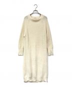ESTNATIONエストネーション）の古着「ニットワンピース」｜ベージュ