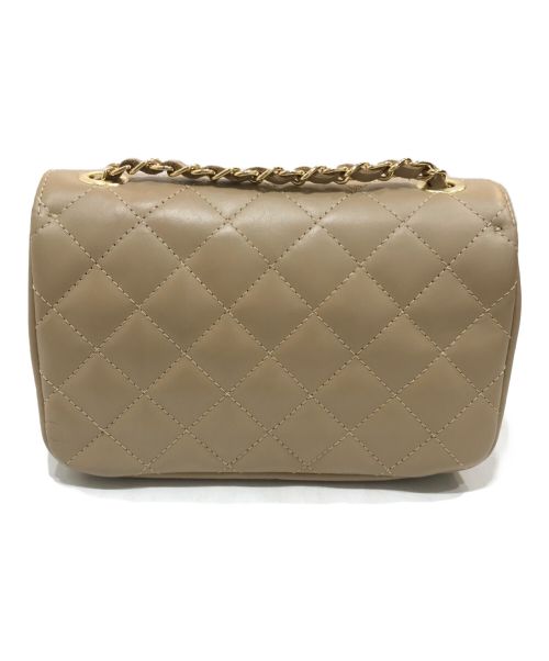 maison vincent（メゾンヴァンサン）maison vincent (メゾンヴァンサン) チェーンショルダーバッグ ベージュの古着・服飾アイテム