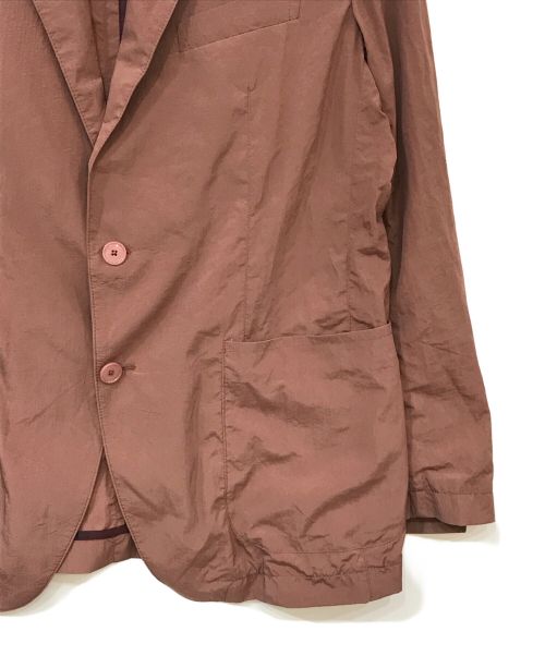 TAGLIATORE（タリアトーレ）TAGLIATORE (タリアトーレ) 2Bナイロンテーラートジャケット ピンク サイズ:52の古着・服飾アイテム