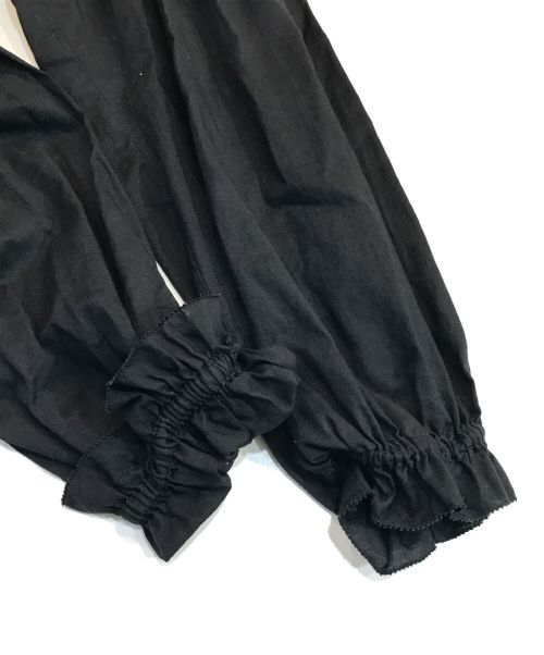 PINK HOUSE（ピンクハウス）PINK HOUSE (ピンクハウス) ローズ刺繍チュニックワンピース ブラック サイズ:記載なしの古着・服飾アイテム