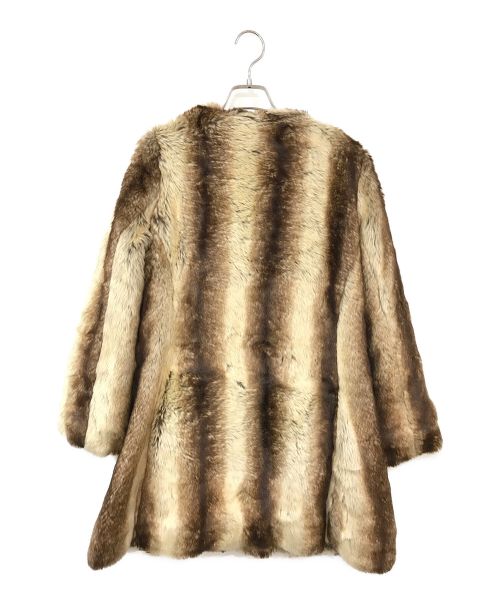 PINK HOUSE（ピンクハウス）PINK HOUSE (ピンクハウス) フェイクファーコート ブラウン サイズ:3の古着・服飾アイテム