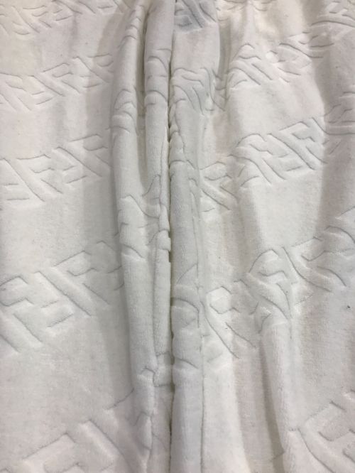 FENDI（フェンディ）FENDI (フェンディ) ズッカ柄スウェットパンツ ホワイト サイズ:48の古着・服飾アイテム