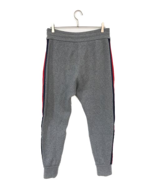 GUCCI（グッチ）GUCCI (グッチ) サイドラインパンツ グレー サイズ:Sの古着・服飾アイテム