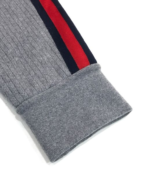 GUCCI（グッチ）GUCCI (グッチ) サイドラインパンツ グレー サイズ:Sの古着・服飾アイテム