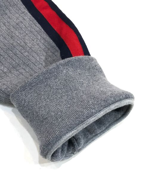 GUCCI（グッチ）GUCCI (グッチ) サイドラインパンツ グレー サイズ:Sの古着・服飾アイテム