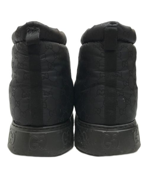 GUCCI（グッチ）GUCCI (グッチ) GG柄ブーツ ブラック サイズ:9の古着・服飾アイテム