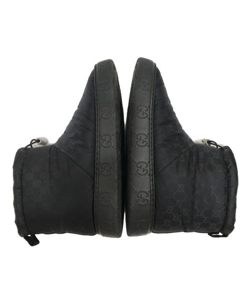 GUCCI（グッチ）GUCCI (グッチ) GG柄ブーツ ブラック サイズ:9の古着・服飾アイテム