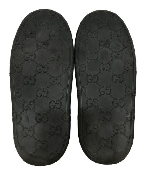 GUCCI（グッチ）GUCCI (グッチ) GG柄ブーツ ブラック サイズ:9の古着・服飾アイテム