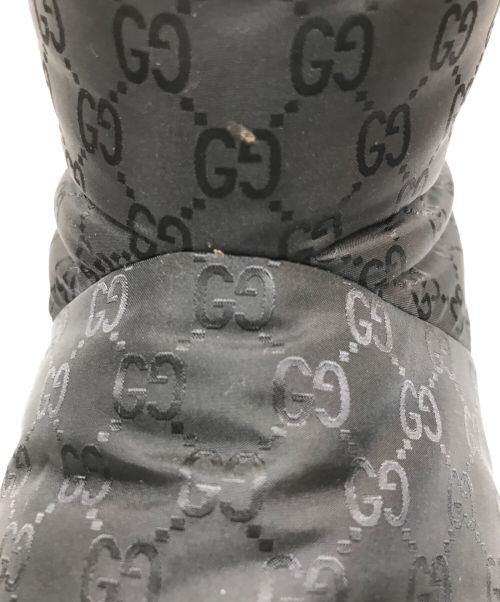GUCCI（グッチ）GUCCI (グッチ) GG柄ブーツ ブラック サイズ:9の古着・服飾アイテム