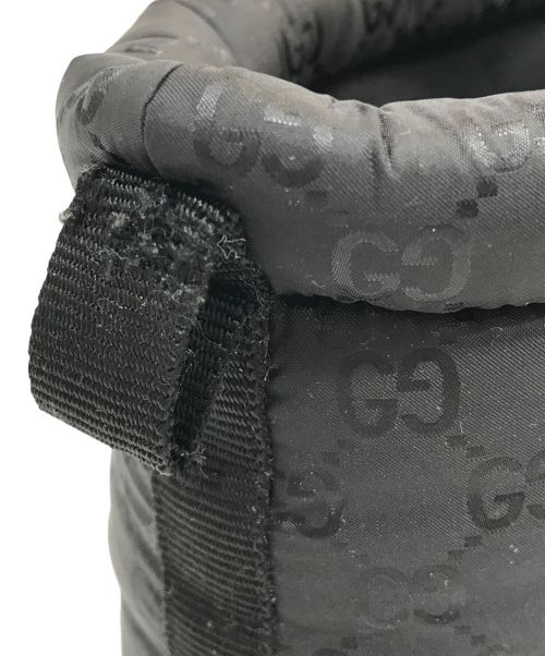 GUCCI（グッチ）GUCCI (グッチ) GG柄ブーツ ブラック サイズ:9の古着・服飾アイテム