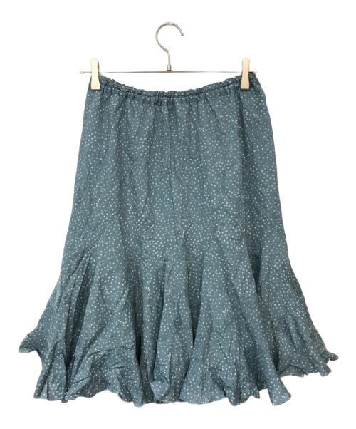 PINK HOUSE（ピンクハウス）PINK HOUSE (ピンクハウス) 花柄スカート スカイブルー サイズ:記載なしの古着・服飾アイテム