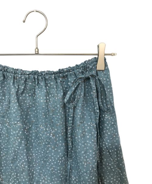 PINK HOUSE（ピンクハウス）PINK HOUSE (ピンクハウス) 花柄スカート スカイブルー サイズ:記載なしの古着・服飾アイテム