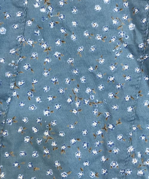 PINK HOUSE（ピンクハウス）PINK HOUSE (ピンクハウス) 花柄スカート スカイブルー サイズ:記載なしの古着・服飾アイテム