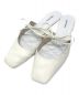 UNMINOU（アンミヌ）の古着「リボンサンダルシューズ」｜ホワイト