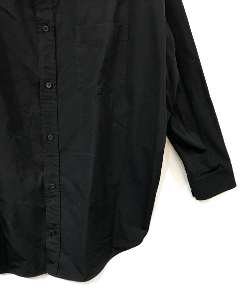 BALENCIAGA（バレンシアガ）BALENCIAGA (バレンシアガ) バックロゴ ボタンダウン オーバーサイズシャツ ブラック サイズ:32の古着・服飾アイテム
