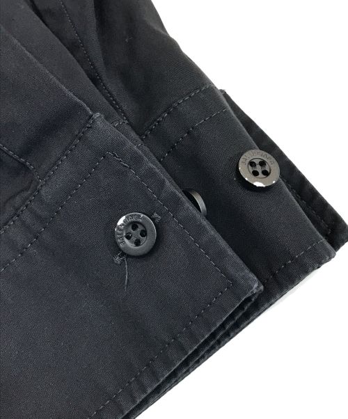 BALENCIAGA（バレンシアガ）BALENCIAGA (バレンシアガ) バックロゴ ボタンダウン オーバーサイズシャツ ブラック サイズ:32の古着・服飾アイテム