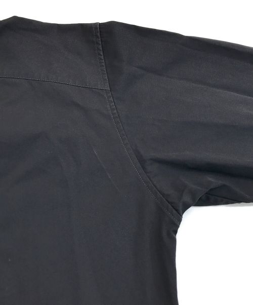 BALENCIAGA（バレンシアガ）BALENCIAGA (バレンシアガ) バックロゴ ボタンダウン オーバーサイズシャツ ブラック サイズ:32の古着・服飾アイテム