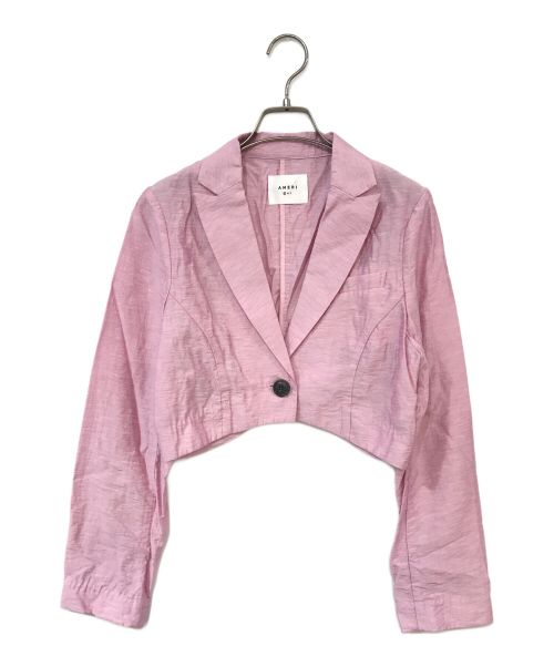 Ameri（アメリ）Ameri (アメリ) WAVE LINE JACKET SET UP ピンク サイズ:Sの古着・服飾アイテム