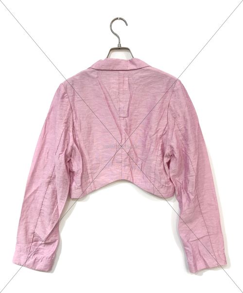 Ameri（アメリ）Ameri (アメリ) WAVE LINE JACKET SET UP ピンク サイズ:Sの古着・服飾アイテム