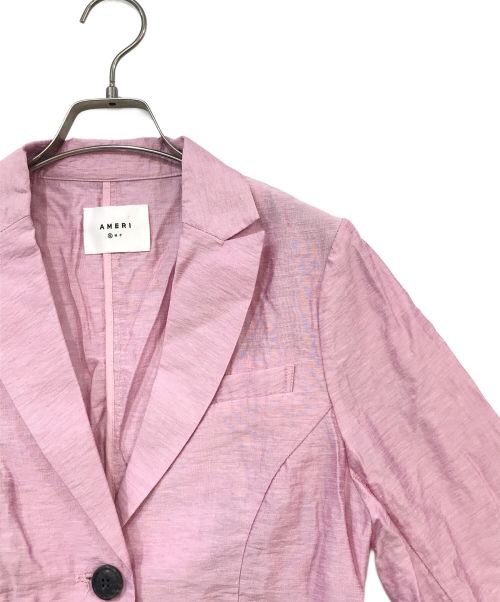 Ameri（アメリ）Ameri (アメリ) WAVE LINE JACKET SET UP ピンク サイズ:Sの古着・服飾アイテム