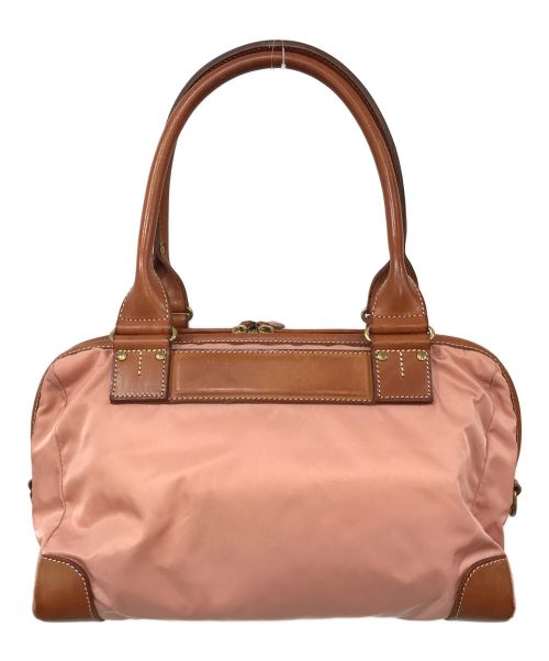 Felisi（フェリージ）Felisi (フェリージ) ナイロンレザーハンドバッグ ピンクの古着・服飾アイテム