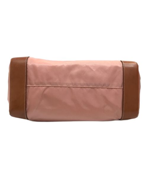 Felisi（フェリージ）Felisi (フェリージ) ナイロンレザーハンドバッグ ピンクの古着・服飾アイテム