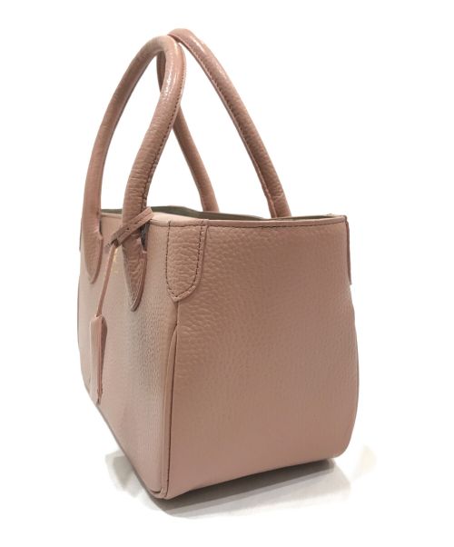 A.D.M.J.（エーディーエムジェイ）A.D.M.J. (エーディーエムジェイ) ハンドバッグ ピンクの古着・服飾アイテム