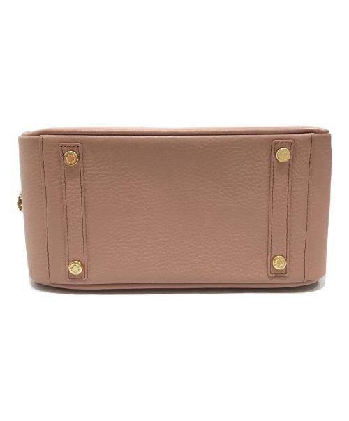 A.D.M.J.（エーディーエムジェイ）A.D.M.J. (エーディーエムジェイ) ハンドバッグ ピンクの古着・服飾アイテム