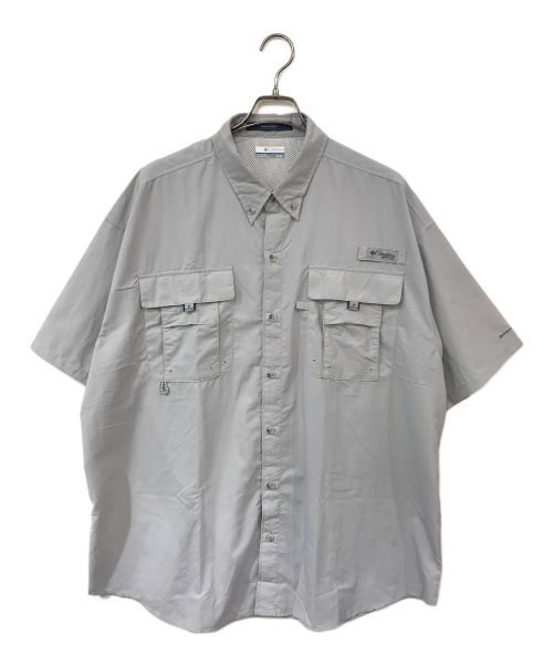 Columbia（コロンビア）Columbia (コロンビア) バハマショートスリーブシャツ グレー サイズ:XLの古着・服飾アイテム