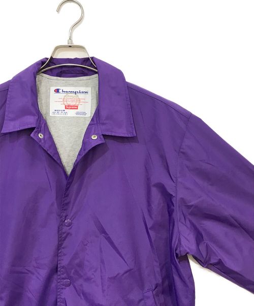 SUPREME（シュプリーム）Supreme (シュプリーム) Champion (チャンピオン) Coaches Jacket パープル サイズ:(JPN)Lの古着・服飾アイテム