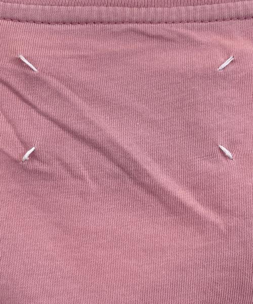 Maison Margiela（メゾンマルジェラ）Maison Margiela (メゾンマルジェラ) Vネックカットソー ピンク サイズ:46の古着・服飾アイテム