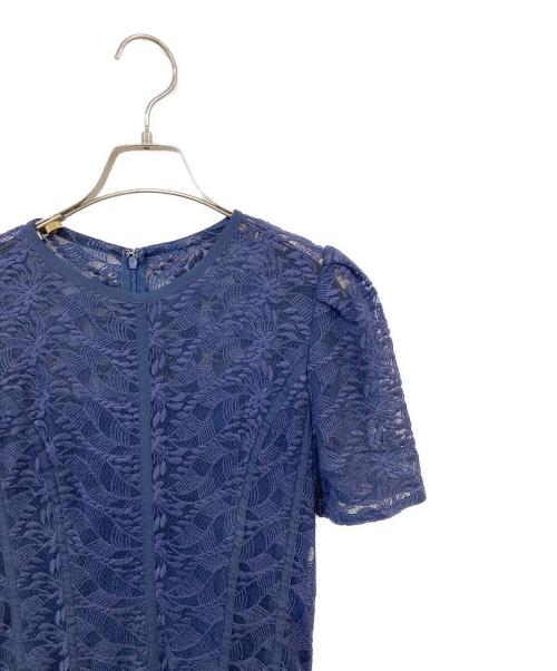 LAGUNA MOON（ラグナムーン）LAGUNA MOON (ラグナムーン) パイピング切り替えレースワンピース ネイビー サイズ:SIZE Sの古着・服飾アイテム
