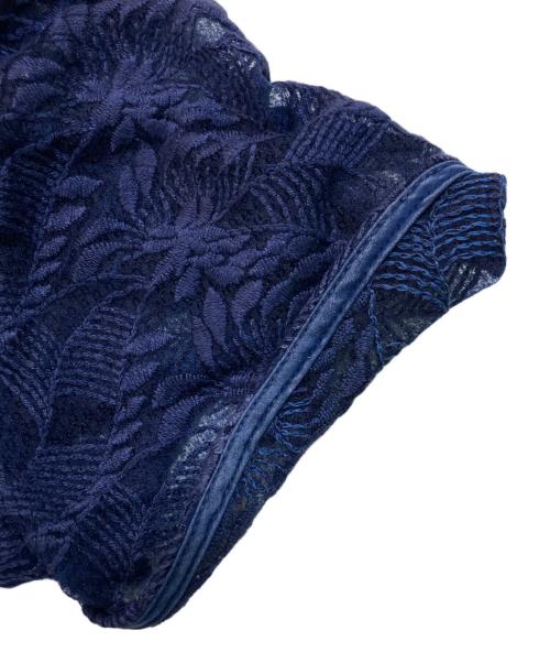 LAGUNA MOON（ラグナムーン）LAGUNA MOON (ラグナムーン) パイピング切り替えレースワンピース ネイビー サイズ:SIZE Sの古着・服飾アイテム