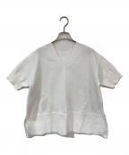 UNITED ARROWSユナイテッドアローズ）の古着「ミニマル2WAYニット」｜ホワイト