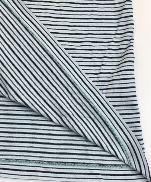 ROTOL（ロトル）ROTOL (ロトル) WIDE TWIST TEE BORDER マルチカラー サイズ:3の古着・服飾アイテム