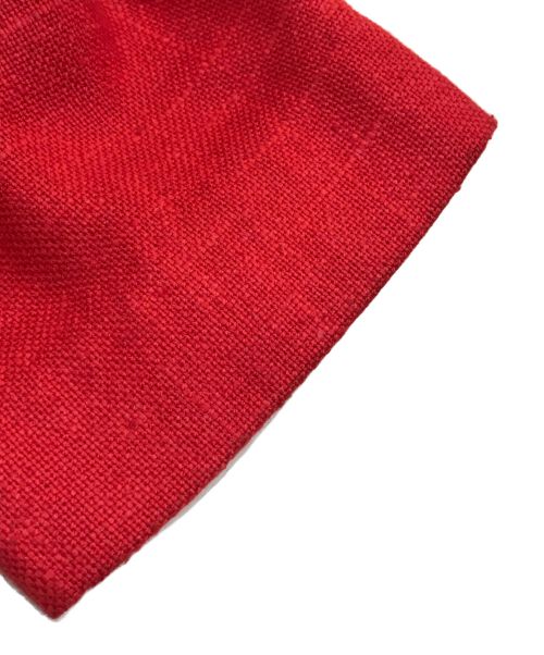 Christian Dior pret a porter（クリスチャンディオールプレタポルテ）Christian Dior pret a porter (クリスチャンディオールプレタポルテ) ノーカラージャケット レッド サイズ:Mの古着・服飾アイテム