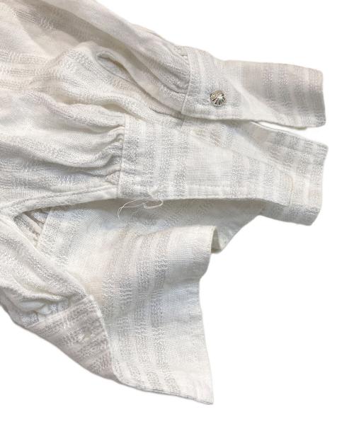 JOURNAL STANDARD relume（ジャーナルスタンダード レリューム）JOURNAL STANDARD relume (ジャーナルスタンダード レリューム) クラスキーリネンカフタンワンピース ホワイト サイズ:Fの古着・服飾アイテム