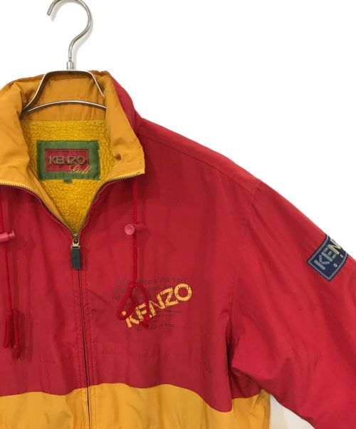 KENZO GOLF（ケンゾー ゴルフ）KENZO GOLF (ケンゾー ゴルフ) 裏ボアジャケット レッド サイズ:Fの古着・服飾アイテム